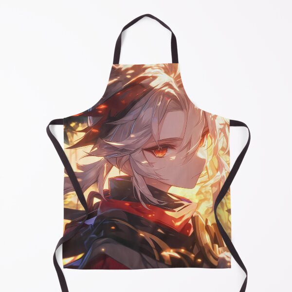 Item preview, Kazuha Genshin Impact Autumn Light Windblown Hair Red Scarf Calm designed and sold by TanglenRabbit.