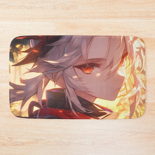 Item preview, Kazuha Genshin Impact Autumn Light Windblown Hair Red Scarf Calm designed and sold by TanglenRabbit.