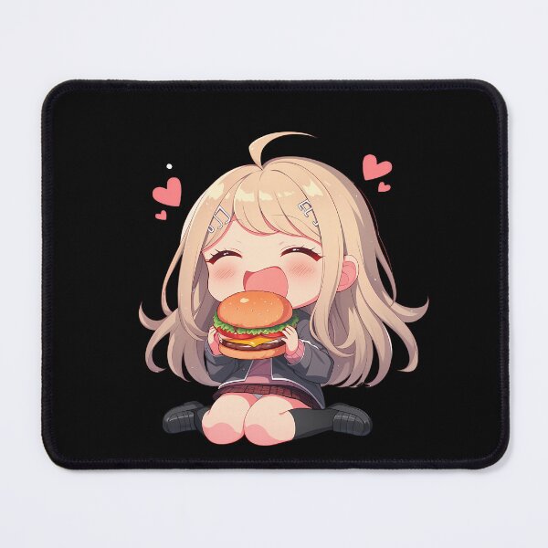 Item preview, Kaede Akamatsu Danganronpa Chibi Kawaii Burger Cheer designed and sold by earlobejerk.