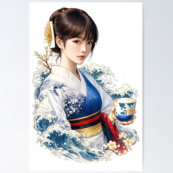 Item preview,  Kimono-clad Beauty designed and sold by HD3284.