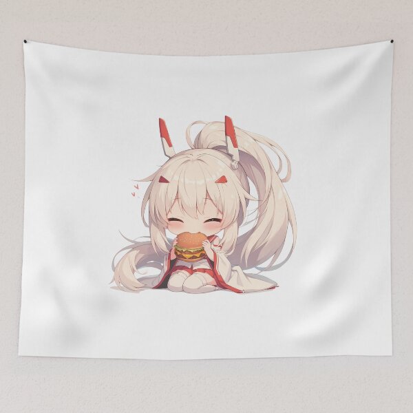 Item preview, Ayanami Azur Lane Chibi Burger Quiet Bite designed and sold by earlobejerk.