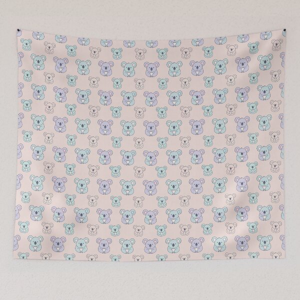 Item preview, Cute koala minimalistic pattern in pastel colors designed and sold by Aryabek.