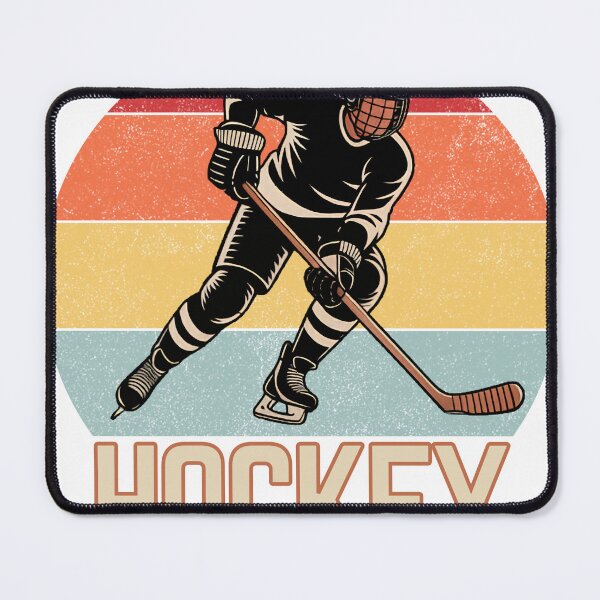 Item preview, Retro Hockey Player Vintage Sunset Sports Design designed and sold by WarFX Designs.