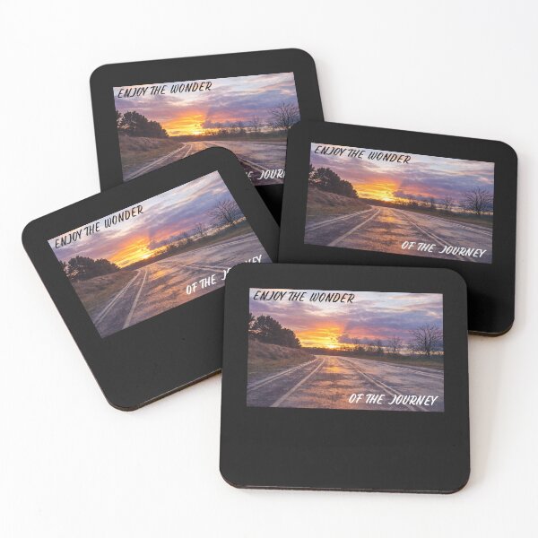 Item preview, Enjoy the Wonder of the Journey Sunset on the Road designed and sold by Massara6.
