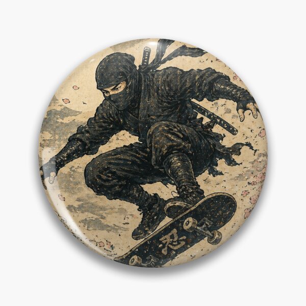 Item preview, Ninja Flow – Impermanence on the Edge designed and sold by #kingMAMECRAFT.