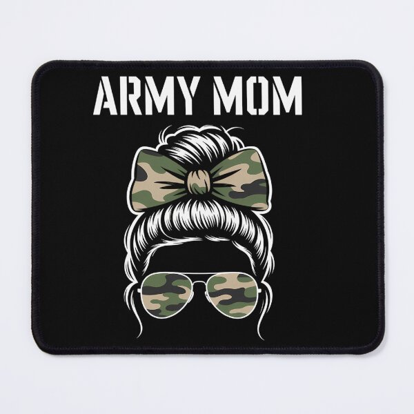 Item preview, Army Mom Messy Bun designed and sold by elunyzexac.