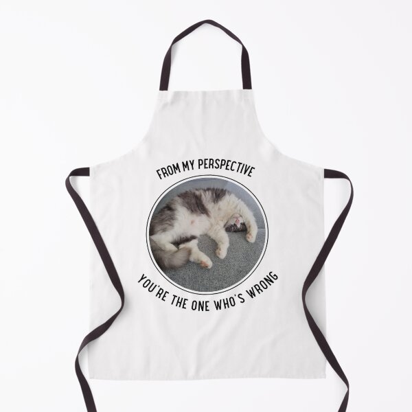 Item preview, From My Perspective You're the One Who's Wrong Fluffy Cat Upside Down designed and sold by Massara6.