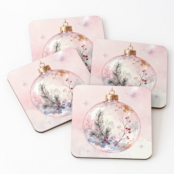 Item preview, Christmas Tree Ornament Art for Winter designed and sold by soulfulpalette.