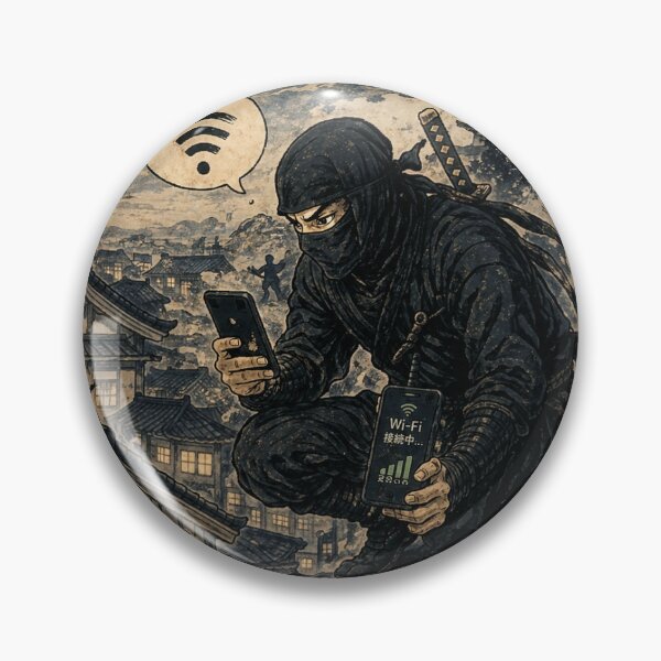 Item preview, Searching for Signal – Ninja in a Wireless World designed and sold by #kingMAMECRAFT.