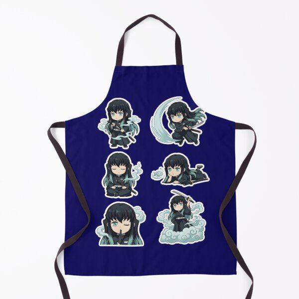 Item preview, Mist Hashira Muichiro Chibi Sticker Art designed and sold by Innova_Creations.