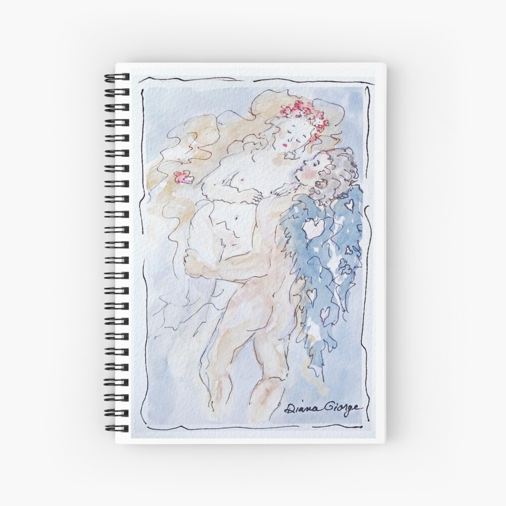 Angel of Love Spiral Notebook