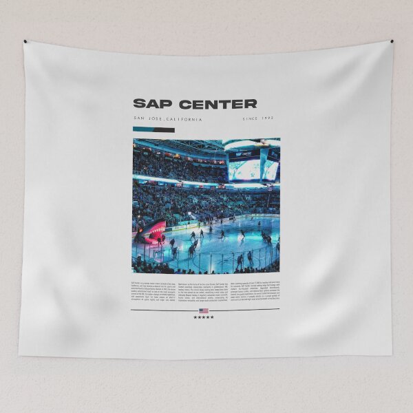 Item preview, SAP Center San Jose Sharks designed and sold by Skeleton Hockey Department .