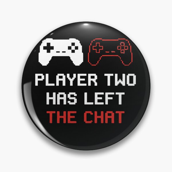 Item preview, Player Two Has Left The Chat Dark - Cozy Solo Gamer Black Breakup Tee designed and sold by NOCTIX5180.