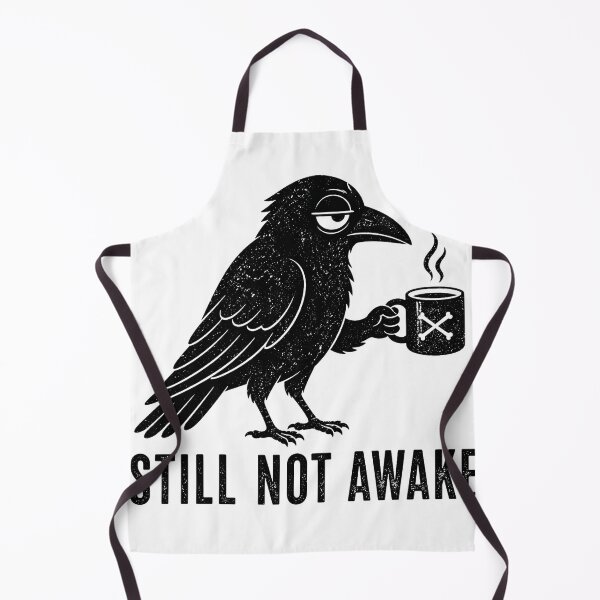 Item preview, Still Not Awake – Tired Crow Coffee Art designed and sold by Yujanne.