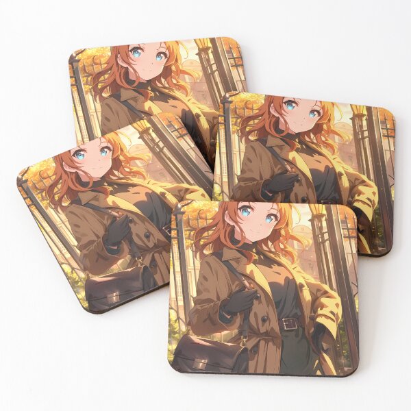 Item preview, Orange Pekoe Girls Und Panzer Golden Autumn Trench Coat Leather Bag Glow designed and sold by 108Recordings.