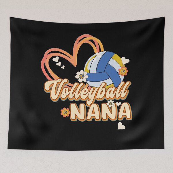 Item preview, Volleyball Nana Cute Floral Heart Graphic designed and sold by TinaMDedrick.