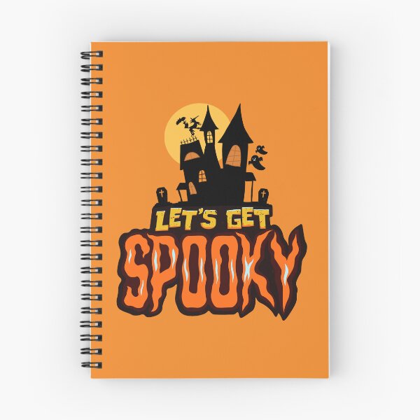 Item preview, Let’s Get Spooky | Retro Haunted House designed and sold by GalushaGraphics.