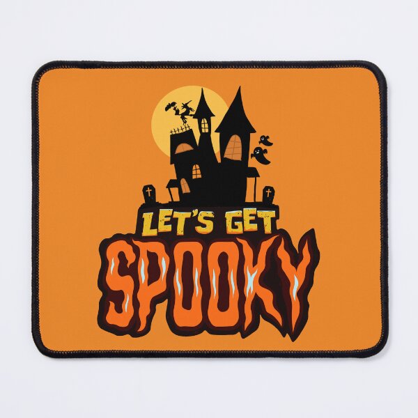 Item preview, Let’s Get Spooky | Retro Haunted House designed and sold by GalushaGraphics.