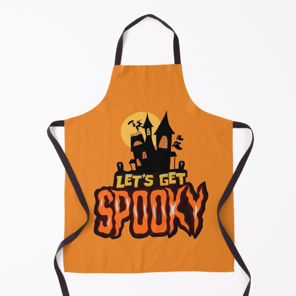 Item preview, Let’s Get Spooky | Retro Haunted House designed and sold by GalushaGraphics.