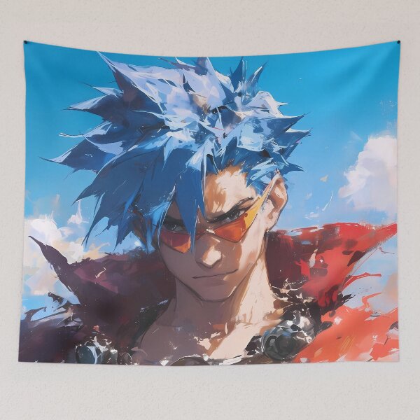 Item preview, Kamina Gurren Lagann Sky Bright Rebel Leader Portrait designed and sold by 108Recordings.