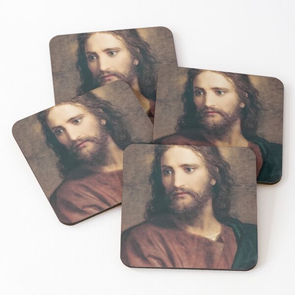 Item preview, Sacred Portrait of Jesus Christ | Classical Religious Christian Art | Spiritual Vintage Illustration designed and sold by Jesus-istheway.