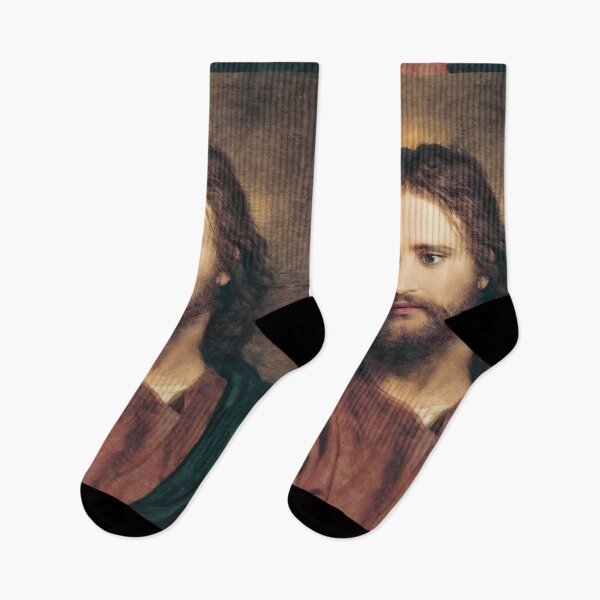 Item preview, Sacred Portrait of Jesus Christ | Classical Religious Christian Art | Spiritual Vintage Illustration designed and sold by Jesus-istheway.