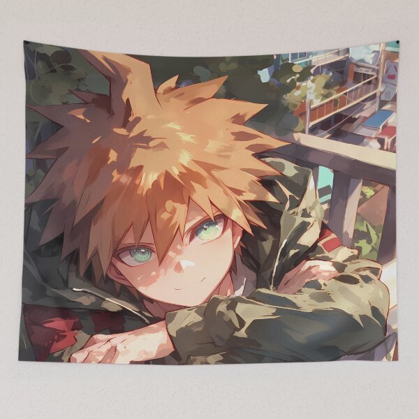 Item preview, Makoto Naegi Danganronpa Green Eyes Sunny Balcony Moment designed and sold by 108Recordings.