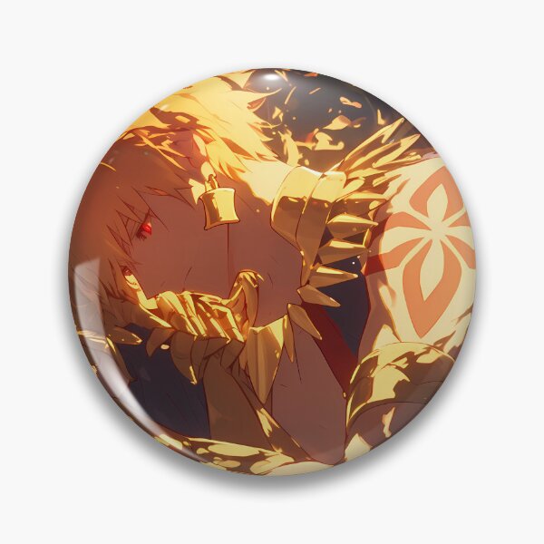 Item preview, Gilgamesh Fate Grand Order Golden Sunset Water Serenity designed and sold by 108Recordings.