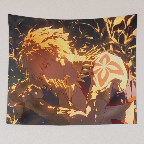 Item preview, Gilgamesh Fate Grand Order Golden Sunset Water Serenity designed and sold by 108Recordings.