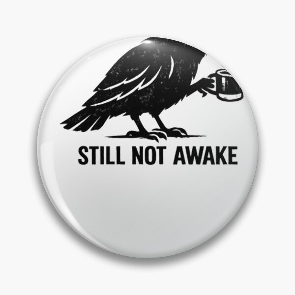 Item preview, Still Not Awake – Tired Crow Coffee Art designed and sold by Yujanne.
