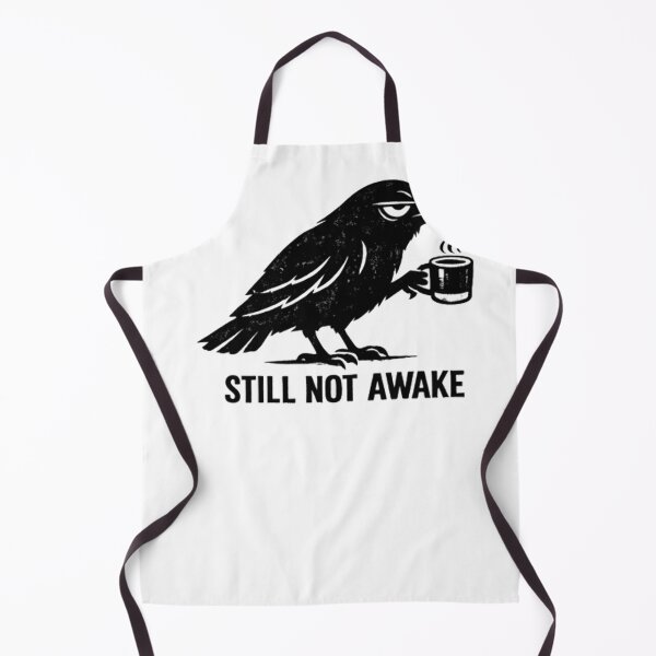 Item preview, Still Not Awake – Tired Crow Coffee Art designed and sold by Yujanne.