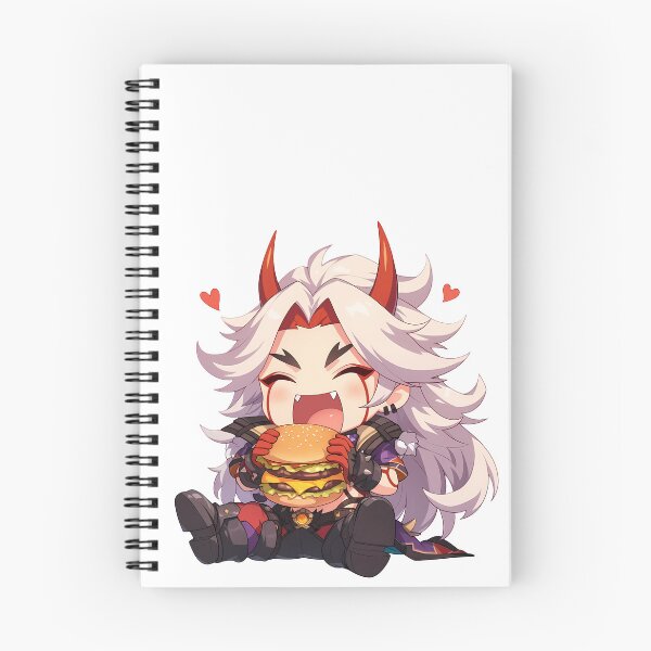 Item preview, Arataki Itto Genshin Impact Chibi Burger Chaos designed and sold by earlobejerk.