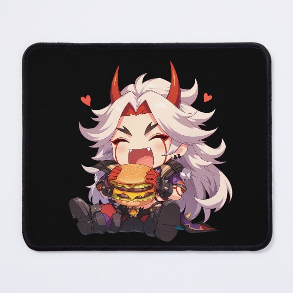 Item preview, Arataki Itto Genshin Impact Chibi Burger Chaos designed and sold by earlobejerk.