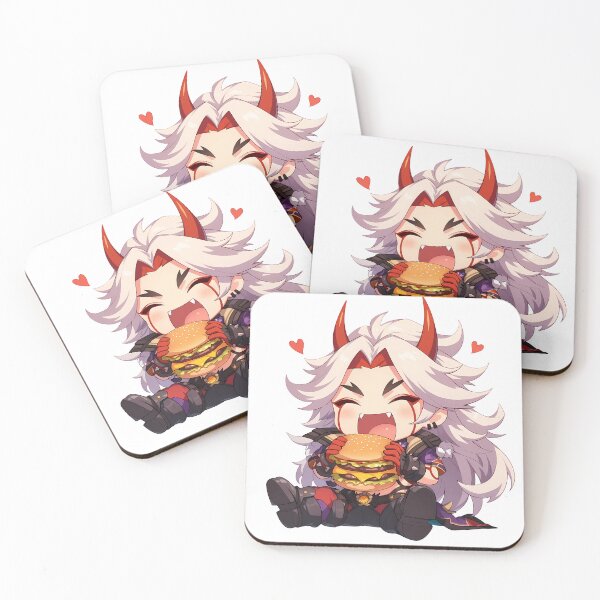 Item preview, Arataki Itto Genshin Impact Chibi Burger Chaos designed and sold by earlobejerk.
