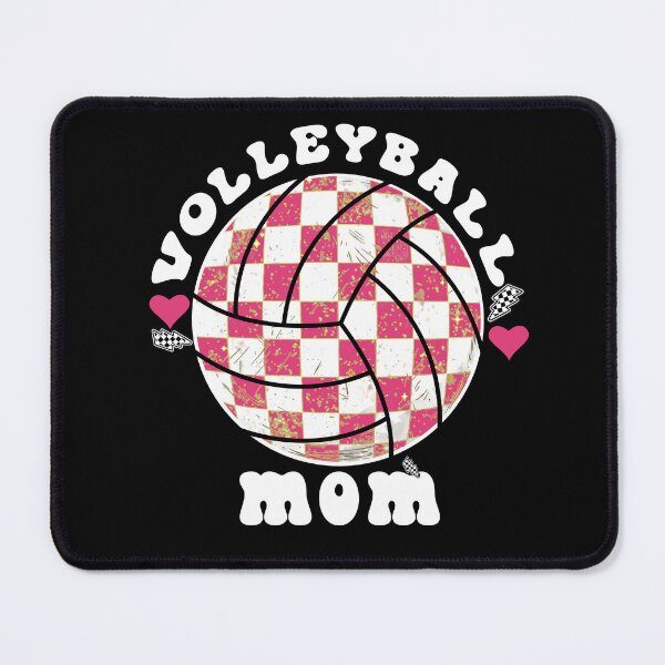 Artikelvorschau, Volleyball-Mama, rosa-karierte Ästhetik entworfen und verkauft von LarryMBrown.