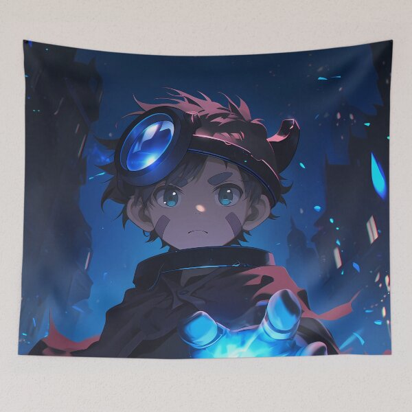 Item preview, Reg Made In Abyss Blue Glow Night Explorer Fantasy Brave Ruins designed and sold by 108Recordings.