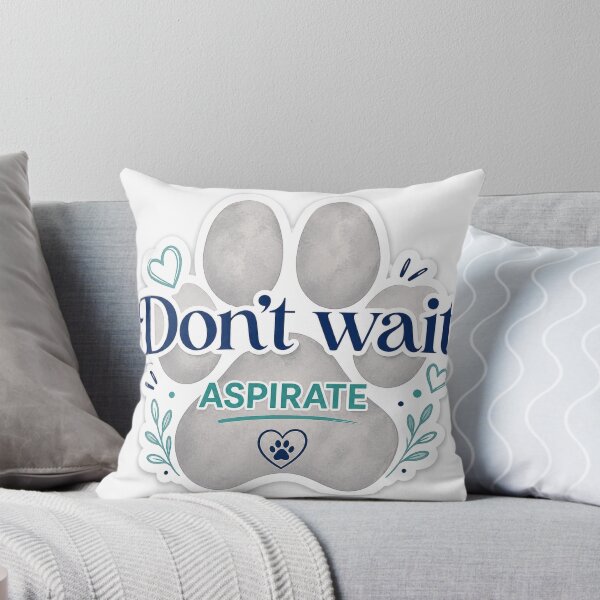Item preview, Don’t Wait Aspirate Dog Cancer Awareness  designed and sold by DrakeDogShop.