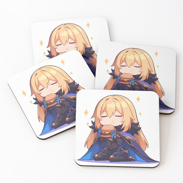 Item preview, Dainsleif Genshin Impact Chibi Burger Pause designed and sold by earlobejerk.