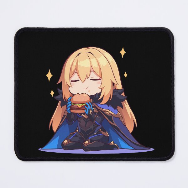 Item preview, Dainsleif Genshin Impact Chibi Burger Pause designed and sold by earlobejerk.