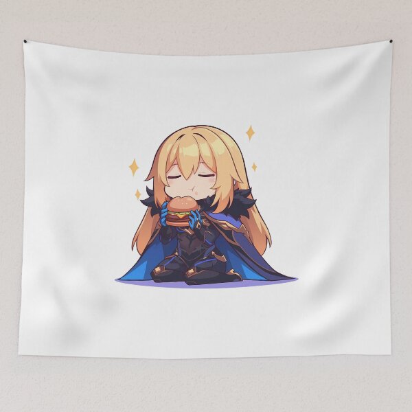Item preview, Dainsleif Genshin Impact Chibi Burger Pause designed and sold by earlobejerk.