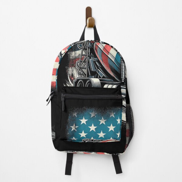 Item preview, Cement Mixer American Flag USA designed and sold by goombi-creative.
