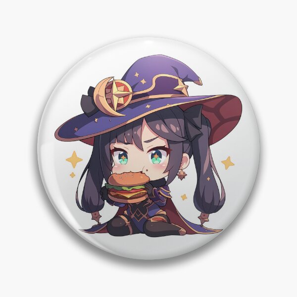Item preview, Mona Genshin Impact Chibi Burger Snack designed and sold by earlobejerk.