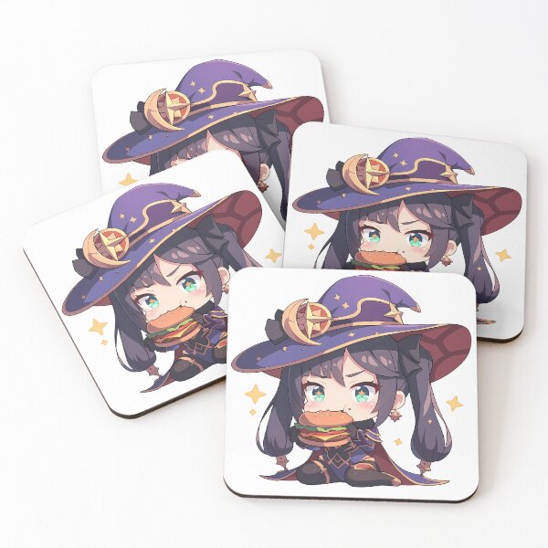 Item preview, Mona Genshin Impact Chibi Burger Snack designed and sold by earlobejerk.