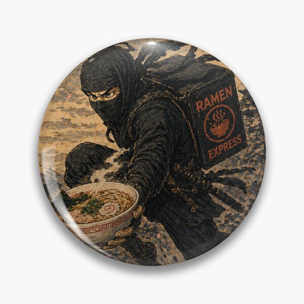 Item preview, Ramen Express – Ninja Delivery in Motion designed and sold by #kingMAMECRAFT.