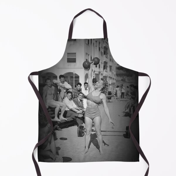 Item preview, Outlifting the Boys – Vintage 1940s Strongwoman Poster designed and sold by TeeKid.