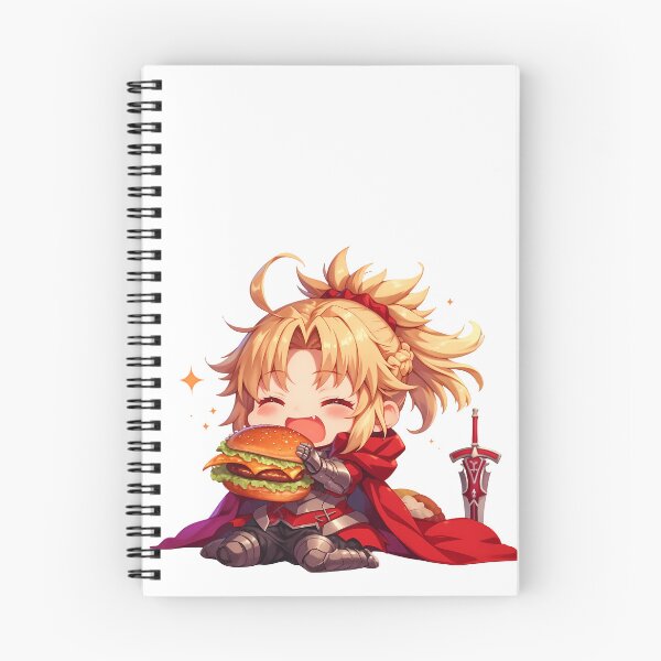 Item preview, Mordred Fate Grand Order Chibi Burger Bite designed and sold by earlobejerk.