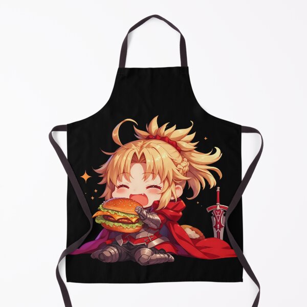 Item preview, Mordred Fate Grand Order Chibi Burger Bite designed and sold by earlobejerk.