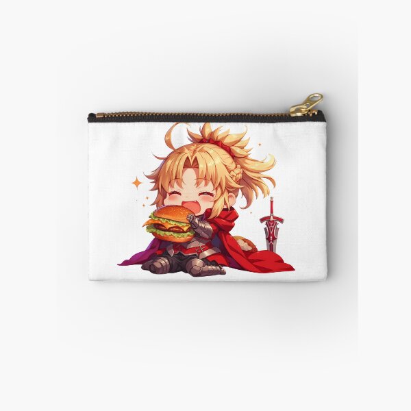 Item preview, Mordred Fate Grand Order Chibi Burger Bite designed and sold by earlobejerk.