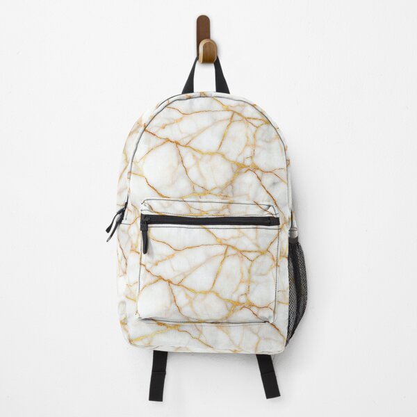 Item preview, Elegant White and Gold Marble Texture Pattern designed and sold by Athena2520.