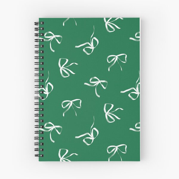 Item preview, White Ribbon Bows Sage Green Aesthetic Preppy Modern Pattern designed and sold by studiomamabara.